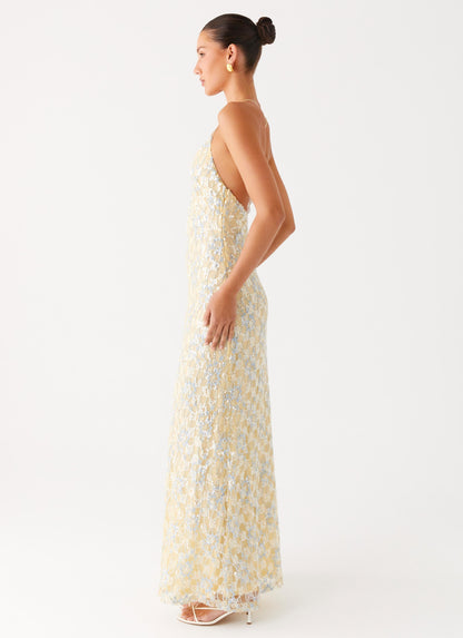 Truly Mine Maxi Dress - Yellow