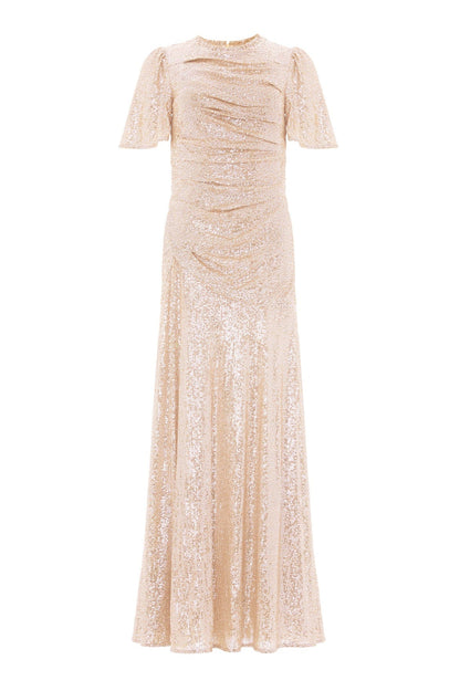 Valentina Round Neck Gown