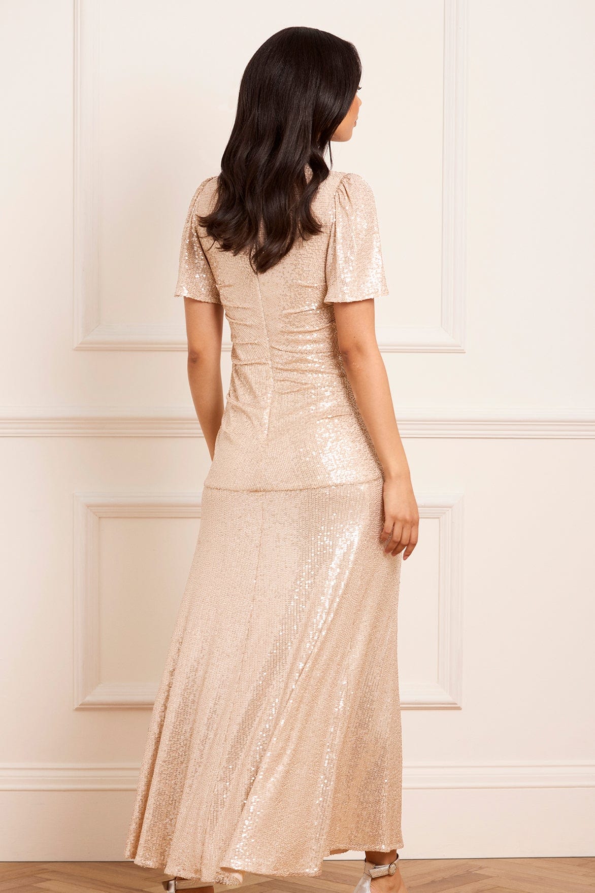Valentina Round Neck Gown