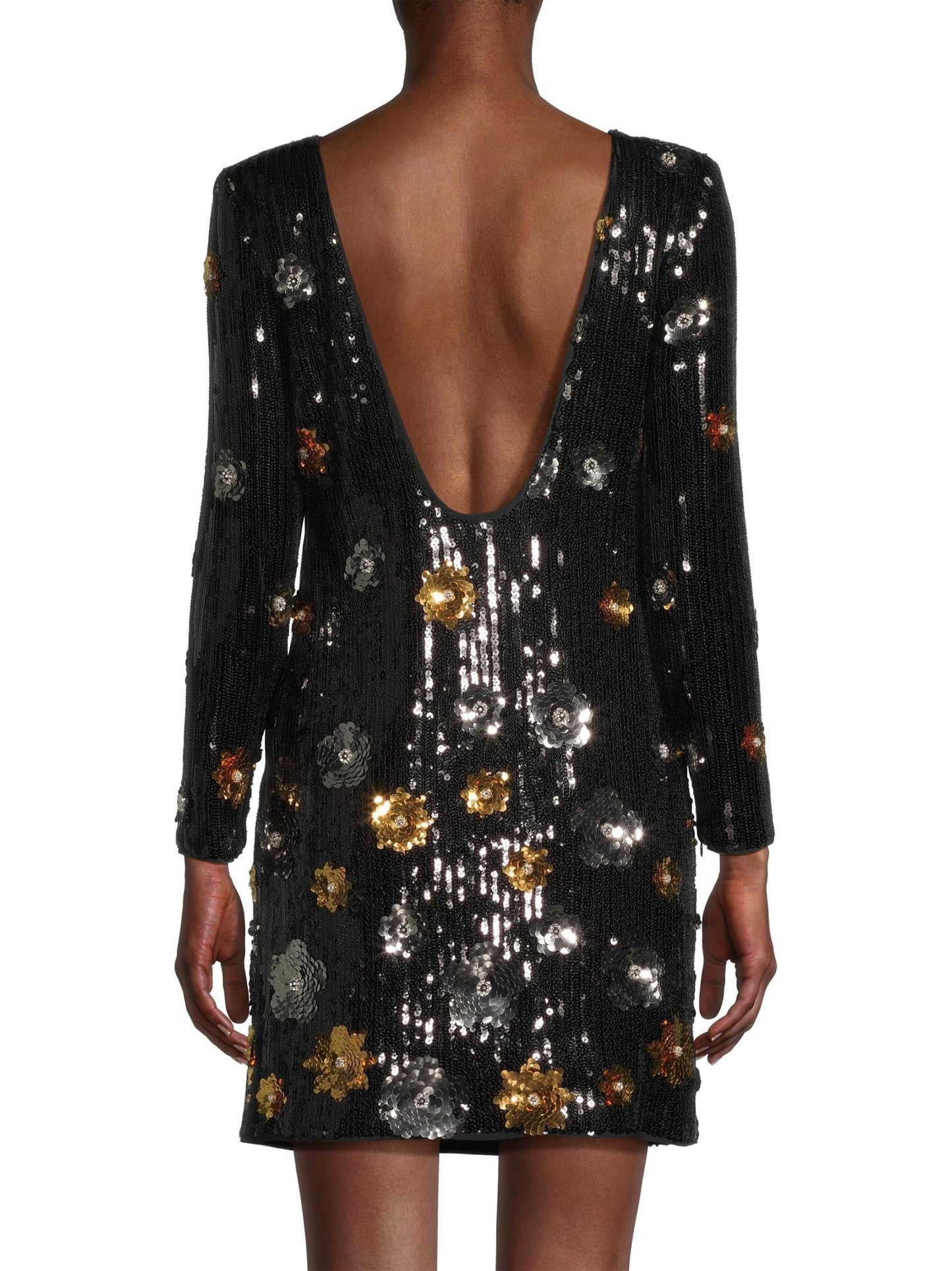 Selene 3D Floral Sequin Minidress