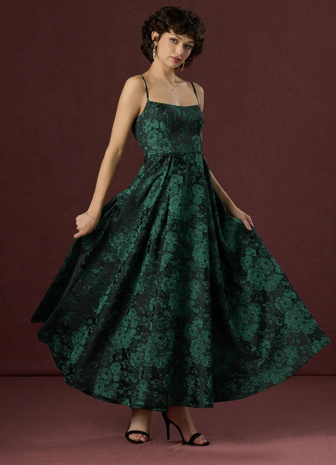 Wendy Black Emerald Maxi Dress