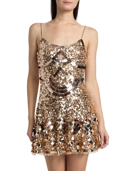 Liria Sequined Sleeveless Minidress