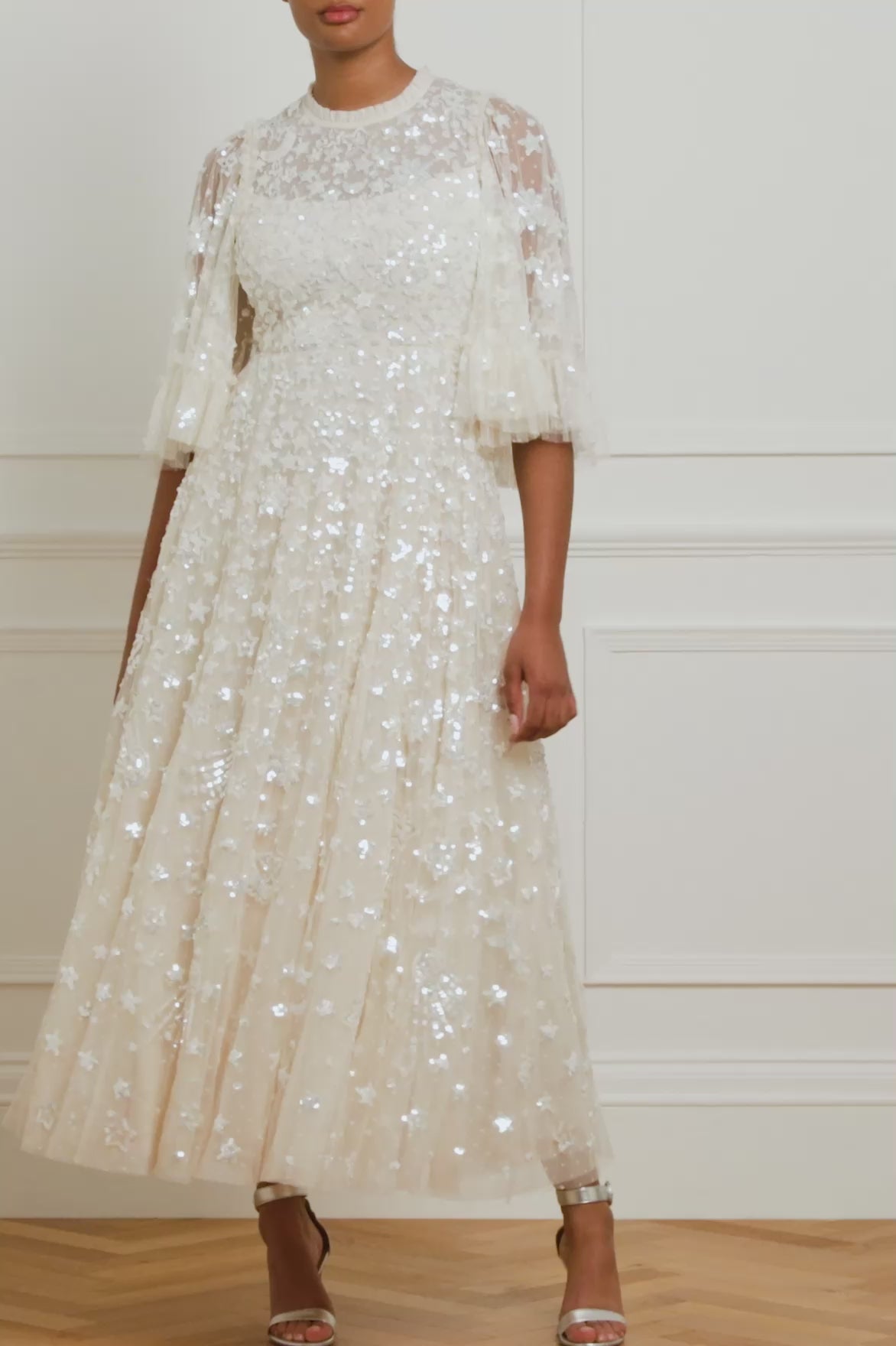 Constellation Gloss Ankle Gown