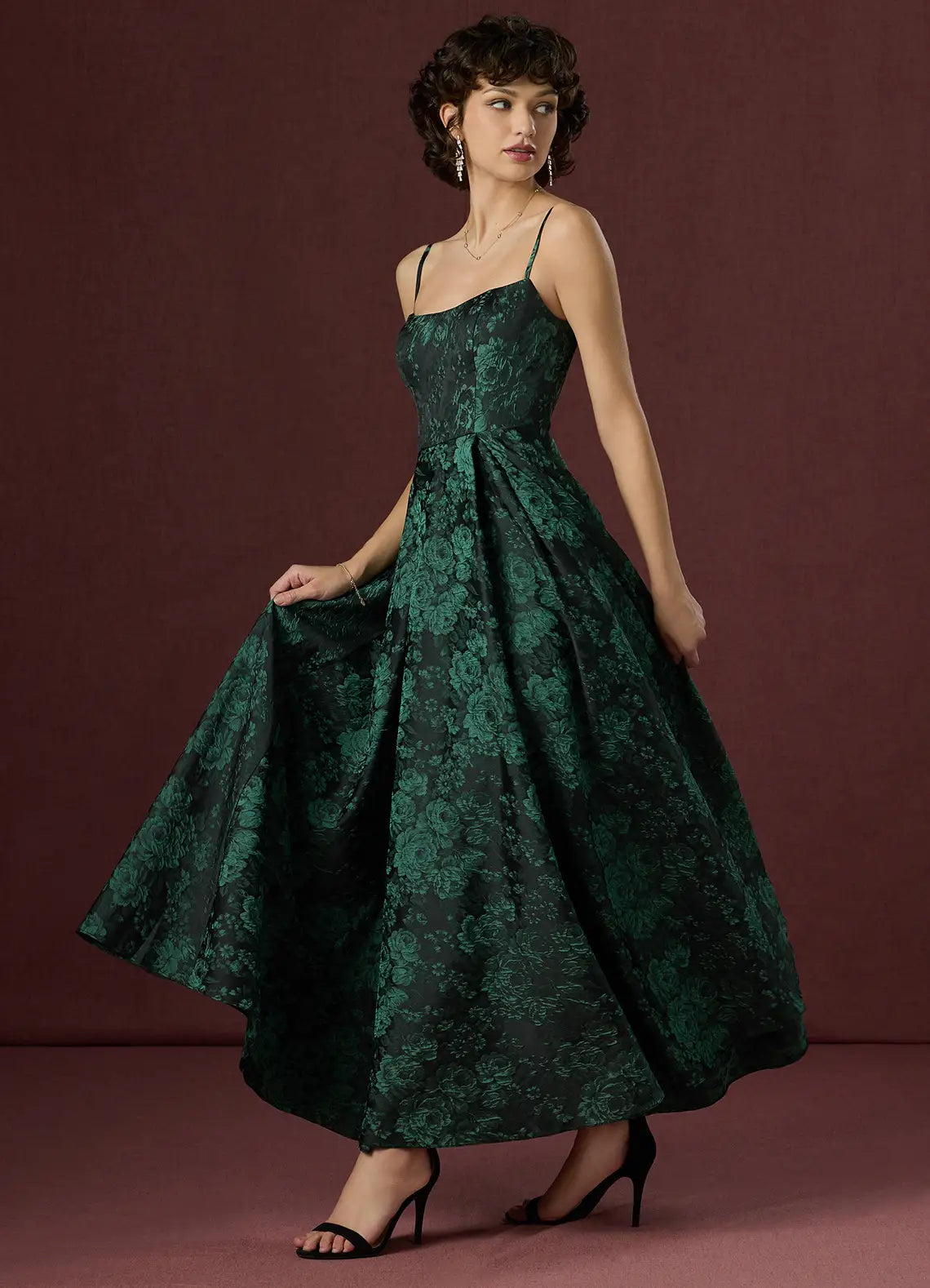 Wendy Black Emerald Maxi Dress