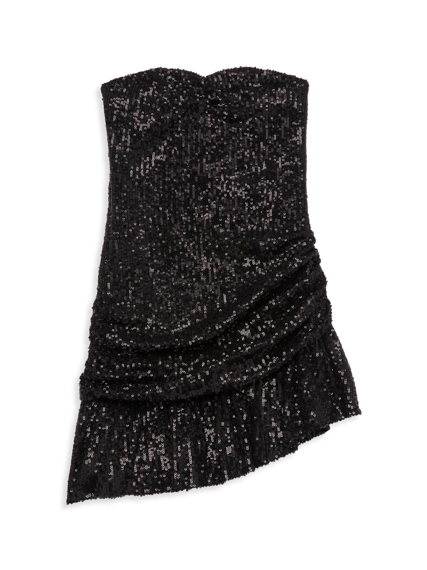 Girl's Sequined Strapless Dress