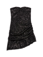 Girl's Sequined Strapless Dress
