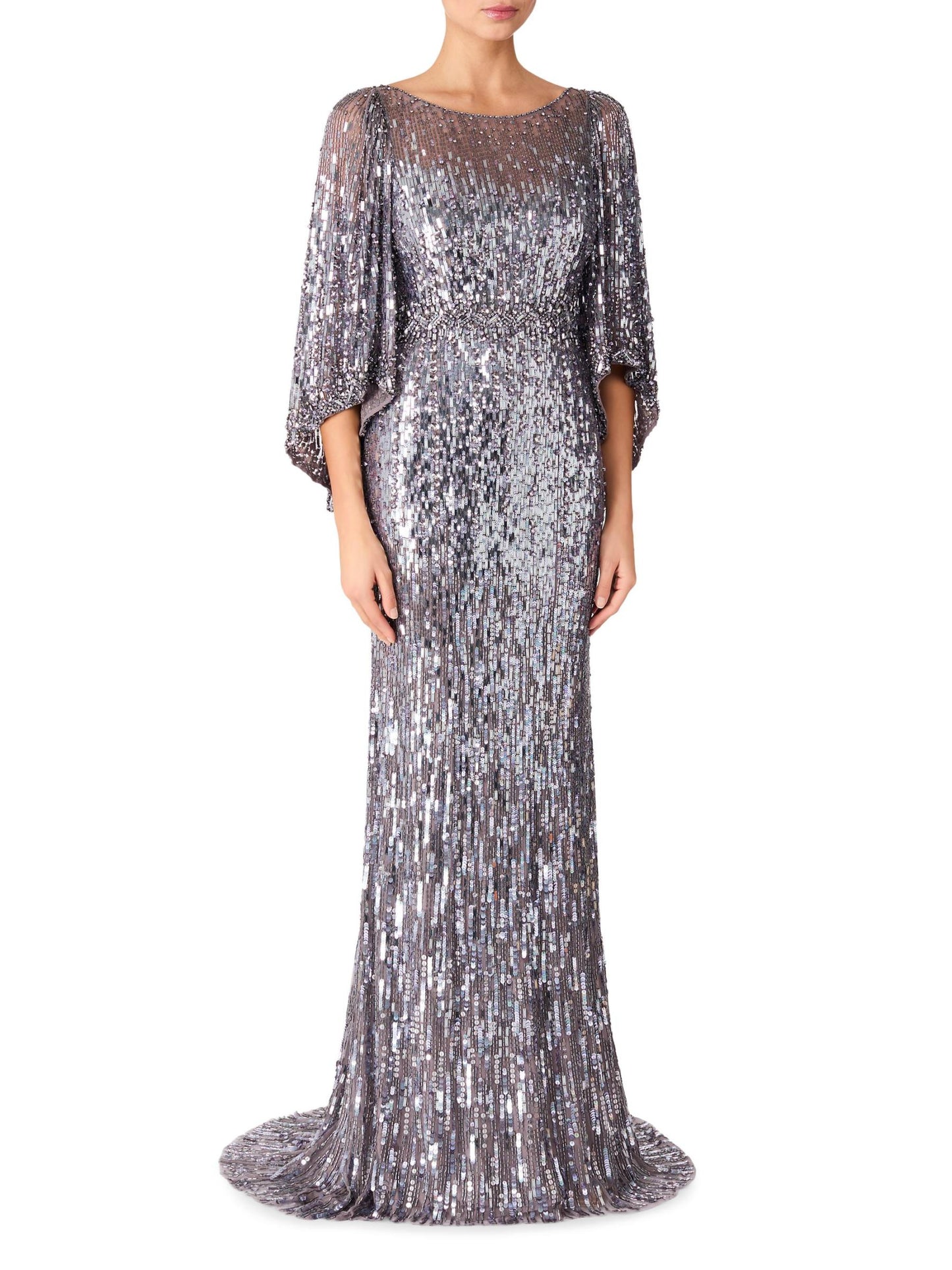 Ines Sequin Embellished Gown