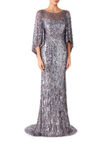 Ines Sequin Embellished Gown