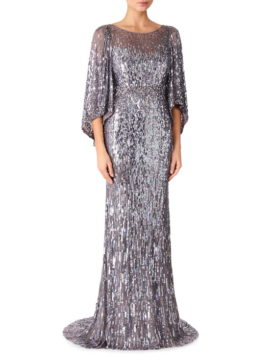Ines Sequin Embellished Gown