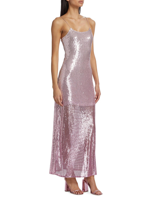 Grand Sequin-Embroidered Gown