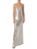 Sequin A-Line Gown