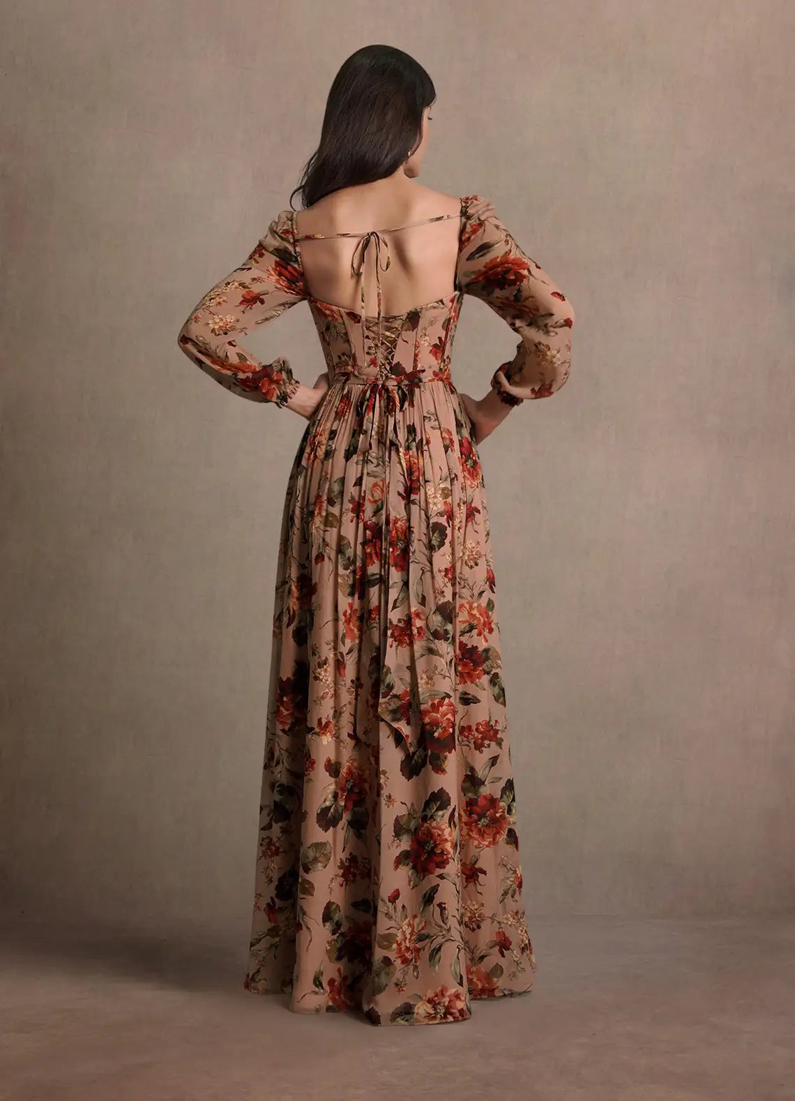 Karla Mauve Multi Maxi Dress