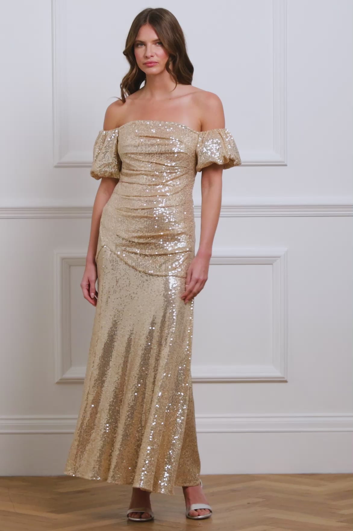 Sunbeam Valentina Off-Shoulder Gown