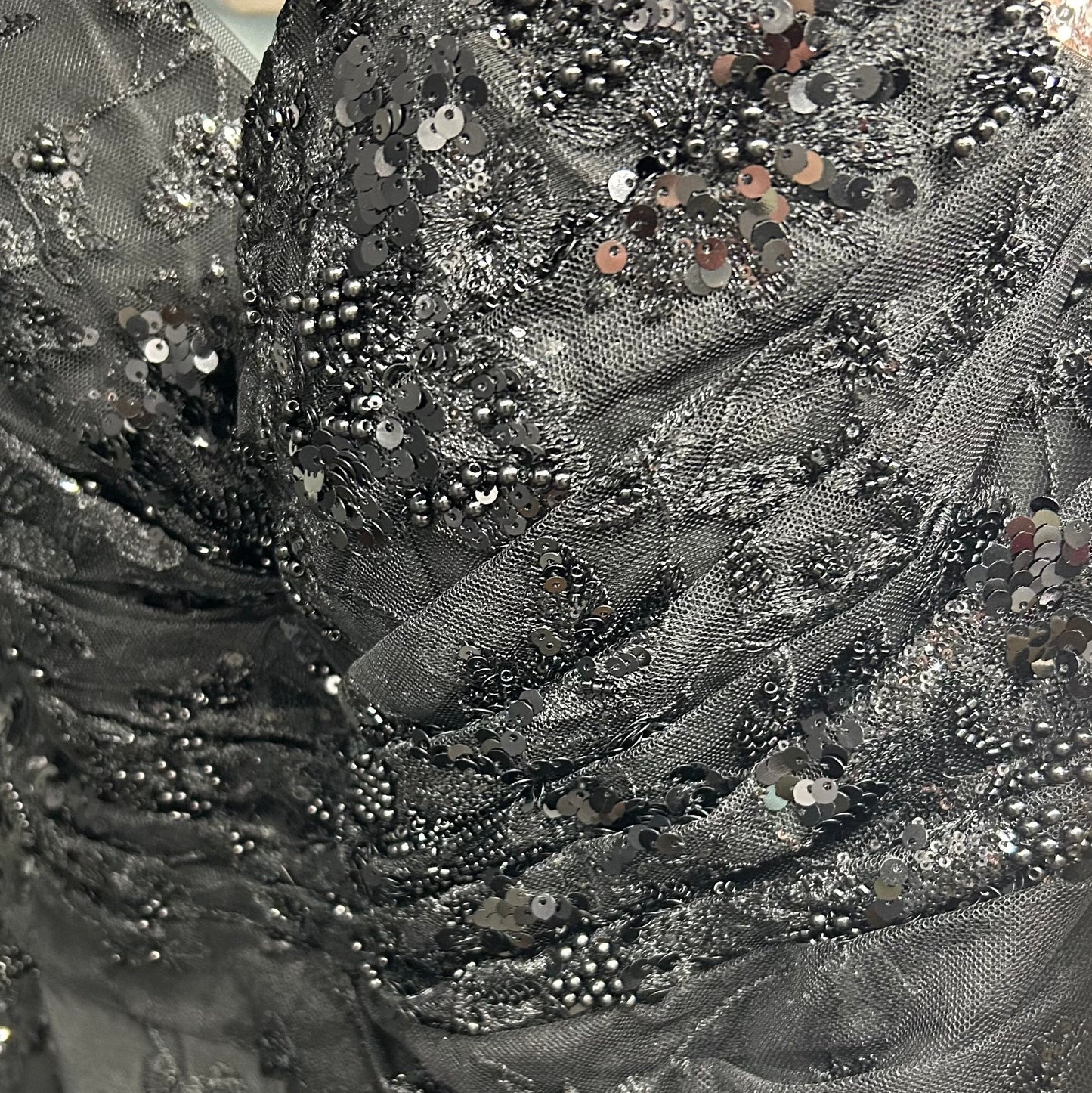 Nicoletta - NC3075 - Strapless Sequin Embroidered Midi Dress