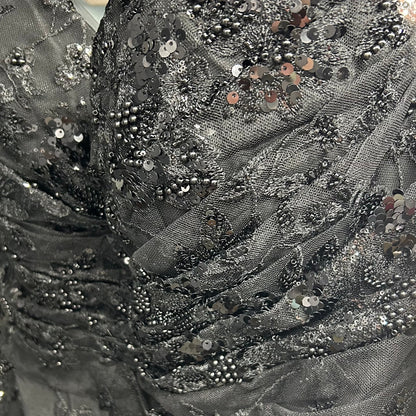 Nicoletta - NC3075 - Strapless Sequin Embroidered Midi Dress