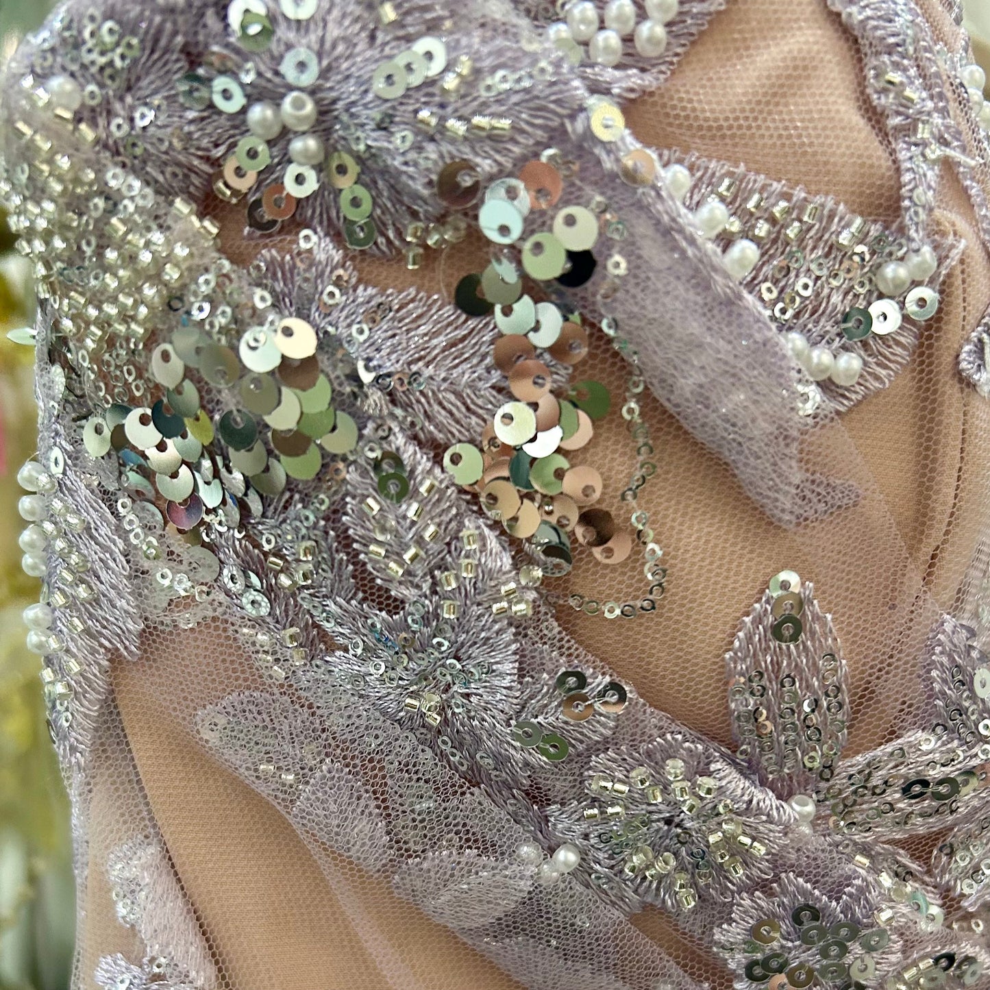 Nicoletta - NC3075 - Strapless Sequin Embroidered Midi Dress