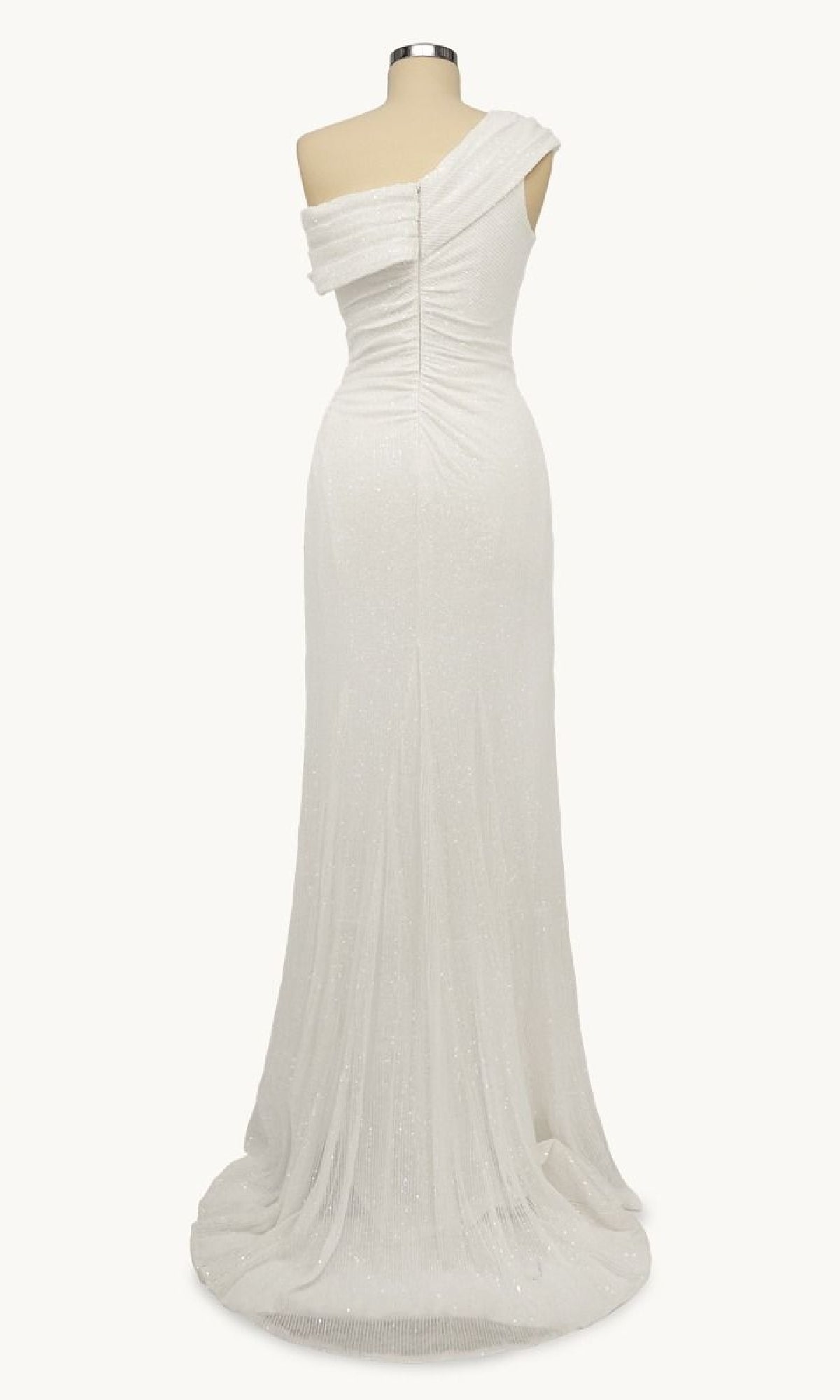 One-Shoulder Long Sequin Prom Dress: Amoris T806