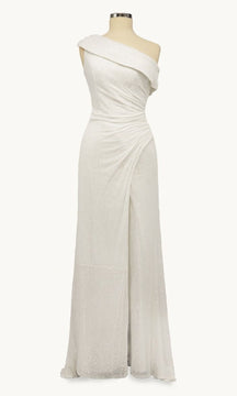 One-Shoulder Long Sequin Prom Dress: Amoris T806